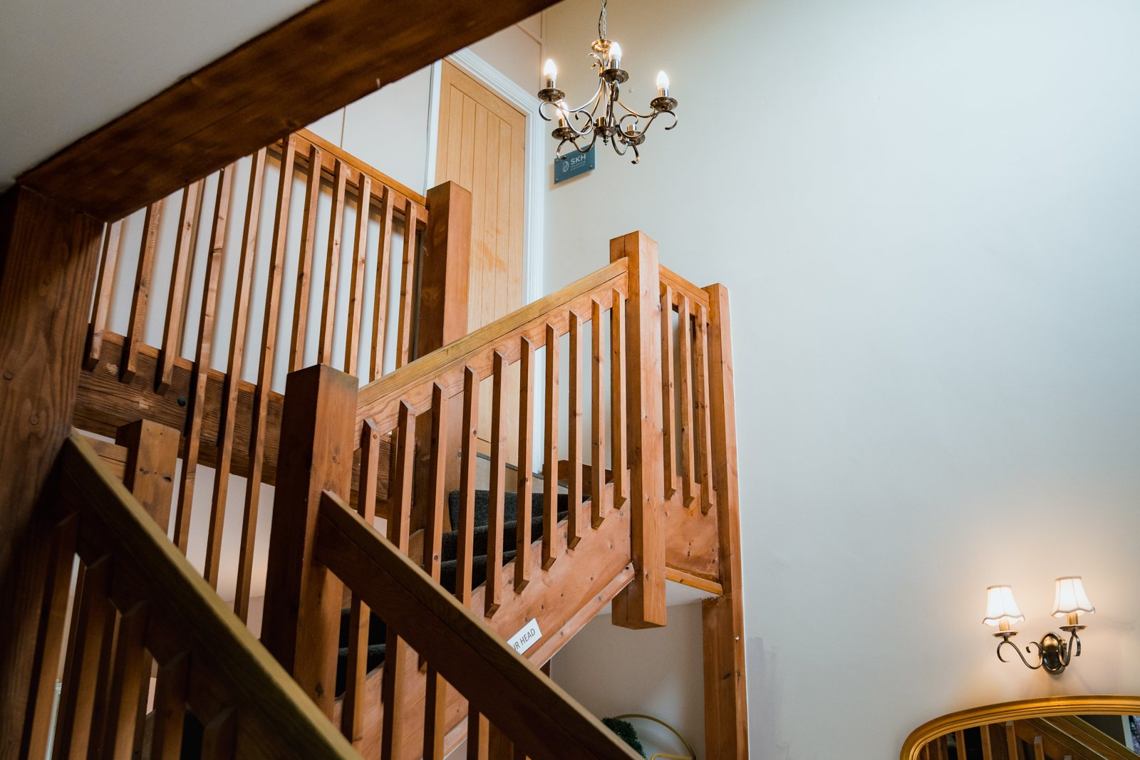 The staircase up to the treatment room